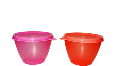 

Tupperware Plastic Bowl Set(Red, Pink, Pack of 2)