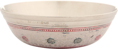 Rajrang Serving Classic Silver Plated Serving Bowl(Silver, Pack of 1) Rajrang Serving Classic Silver Plated Serving Bowl(Silver, Pack of 1)