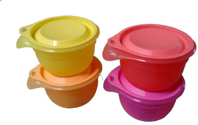 

Tupperware PP (Polypropylene) Disposable Bowl Set(Multicolor, Pack of 4)