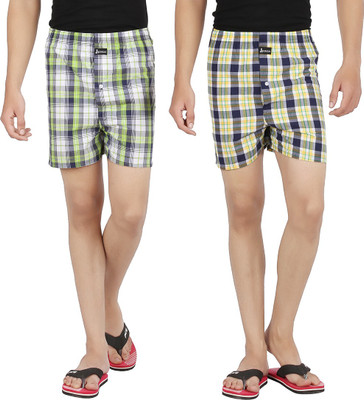 

Joven ML-36 Checkered Men's Boxer(Pack of 2, Multi
