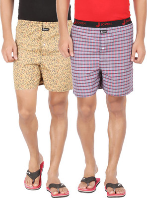 

Joven ML-32 Checkered Men's Boxer(Pack of 2, Multi