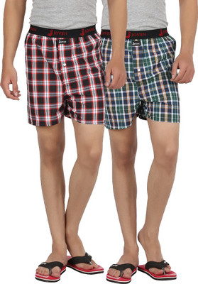 

Joven ML-39 Checkered Men's Boxer(Pack of 2, Multi