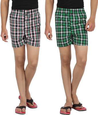 

Joven M22 Checkered Men's Boxer(Pack of 2, Multicolor