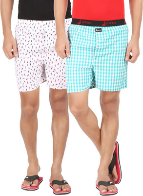 

Joven M-64 Checkered Men's Boxer(Pack of 2, Multicolor