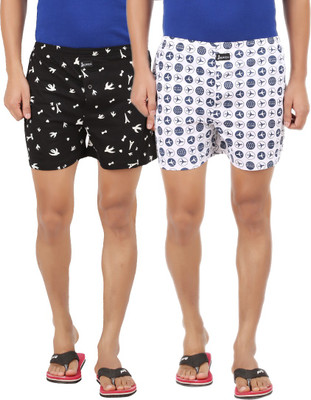 

Joven Printed Men's Multicolor Basic Shorts