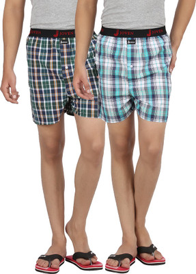 

Joven M37 Checkered Men's Boxer(Pack of 2, Multicolor
