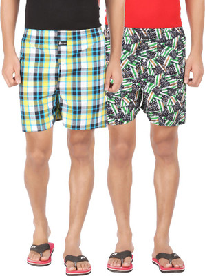 

Joven ML-29 Checkered Men's Boxer(Pack of 2, Multi