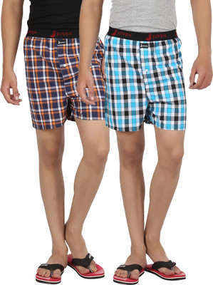 

Joven M34 Checkered Men's Boxer(Pack of 2, Multicolor