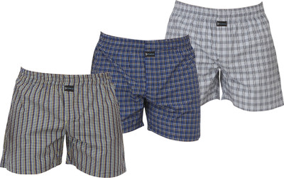Careus Checkered Men Boxer(Pack of 3)