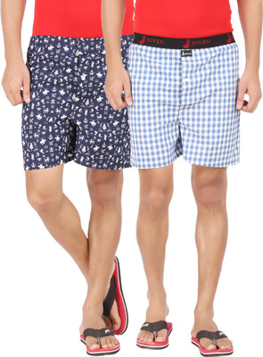 

Joven -85 Checkered Men's Boxer(Pack of 2, Multicolor