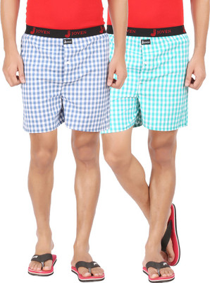 

Joven ML-20 Checkered Men's Boxer(Pack of 2, Multi