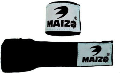Maizo Stretchable 180 Inches Black Boxing Hand Wrap(Black, 180 inch)