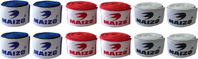 Maizo MHW 108 2 Blue 2 Red 2 White Blue, Red, White Boxing Hand Wrap(Blue, Red, White, 108 inch)