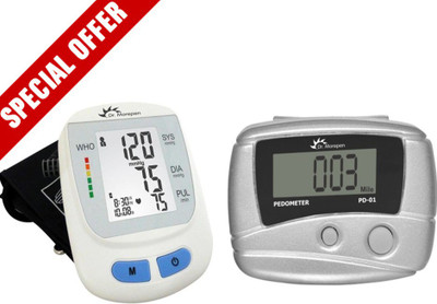 

Dr. Morepen BP09+Pedometer Bp Monitor(White)