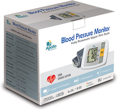 Apollo Pharmacy U80B Bp Monitor(White) Apollo Pharmacy U80B Bp Monitor(White)