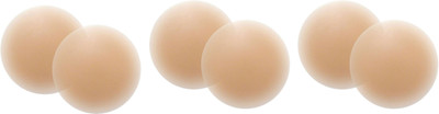 Gopalvilla Silicone Peel and Stick Bra Petals(Beige Pack of 6)