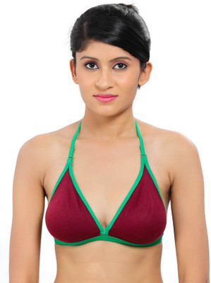 

Fashigo Women's Plunge Bra(Maroon), Wine