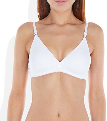 Pink Pearl Blush Women's Full Coverage Non Padded Bra(White