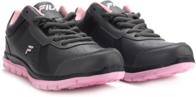 Fila DAFFLE Running Shoes For Women(Grey, Pink, Gry/lt pnk