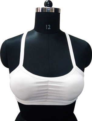 

Gold Dust Style Girls Sports Padded Bra Girl's Sports Bra(White