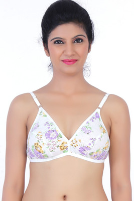 

Fashigo Women's Full Coverage Non Padded Bra(Multicolor), Purple