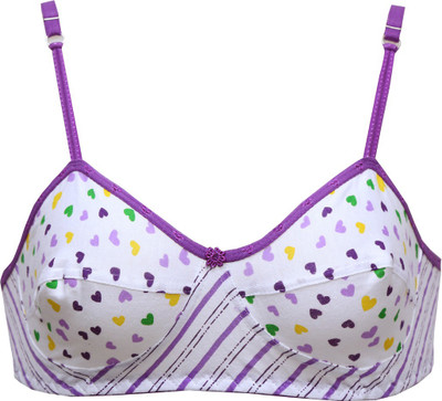 

Glus Women's Full Coverage Lightly Padded Bra(Purple)