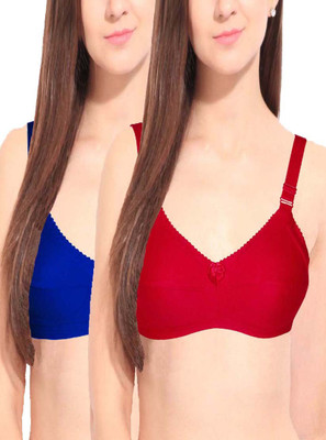 

Teeny Bopper Women's Full Coverage Bra(Blue, Red)