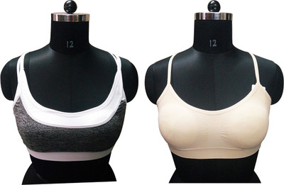 

Gold Dust Celebrity Style Girls Sports Bra Girl's Sports Bra(Multicolor