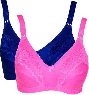 

Teeny Bopper Fashion Women's Minimizer Bra(Multicolor, Blue;dark pink