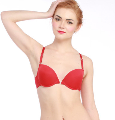 

Glus Women's Push-up Heavily Padded Bra(Blue)