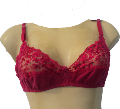 GOLDLINE Intimate Pro Women Full Coverage Non Padded Bra(Red) GOLDLINE Intimate Pro Women Full Coverage Non Padded Bra(Red)