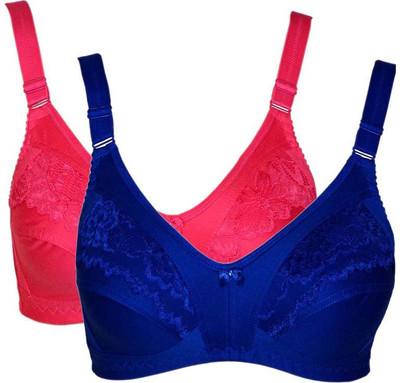 

Teeny Bopper Women's Minimizer Bra(Multicolor), Blue;red