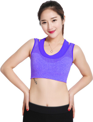 

Gold Dust Style Girls Sports Padded Bra Girl's Sports Bra(Blue