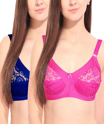 

Teeny Bopper Women's Full Coverage Bra(Blue, Pink), Multicolor