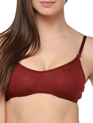 

Fabme Women's T-Shirt Non Padded Bra(Maroon)