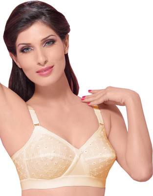 Trylo Krutika Chiken Women Full Coverage Bra(Beige)
