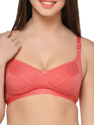 

Fabme Women's T-Shirt Non Padded Bra(Red)