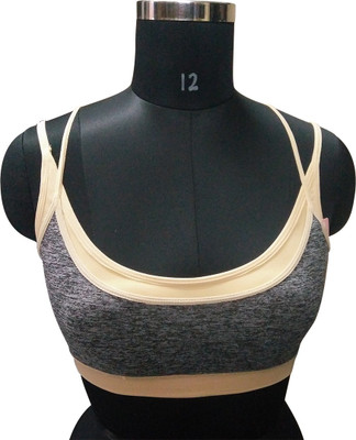 

Gold Dust Style Girls Sports Padded Bra Girl's Sports Bra(Multicolor