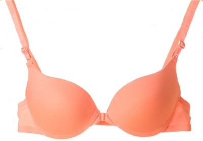 61% OFF on Florentyne Women Push-up Lightly Padded Bra(Orange) on