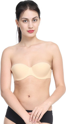

PrivateLifes Women's Stick-on Heavily Padded Bra(Beige)