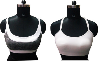 

Gold Dust Celebrity Style Girls Sports Bra Girl's Sports Bra(Multicolor