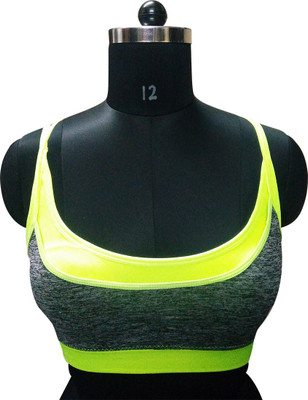 

Gold Dust Style Girls Sports Padded Bra Girl's Sports Bra(Multicolor