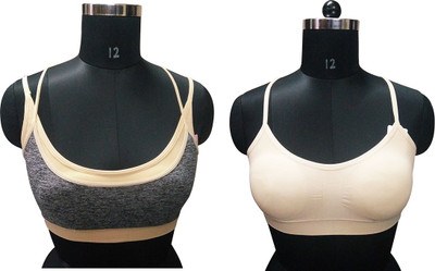 

Gold Dust Celebrity Style Girls Sports Bra Girl's Sports Bra(Multicolor