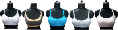 

Gold Dust Celebrity Style Girls Sports Bra Girl's Sports Bra(Multicolor