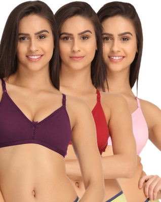 Clovia Women Full Coverage Non Padded Bra(Multicolor)