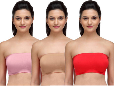 Yana Women Tube Non Padded Bra(Multicolor)