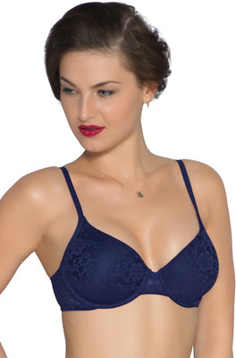 

Amante Women's T-Shirt Lightly Padded Bra(Blue), Blue bell