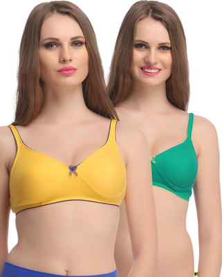 Clovia Women Full Coverage Non Padded Bra(Multicolor)