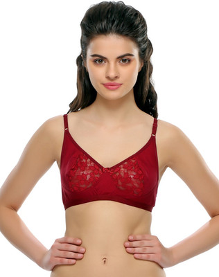Clovia Women Full Coverage Non Padded Bra(Maroon)