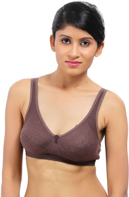 

Fashigo Women's Full Coverage Bra(Brown)